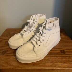White High Top Vans